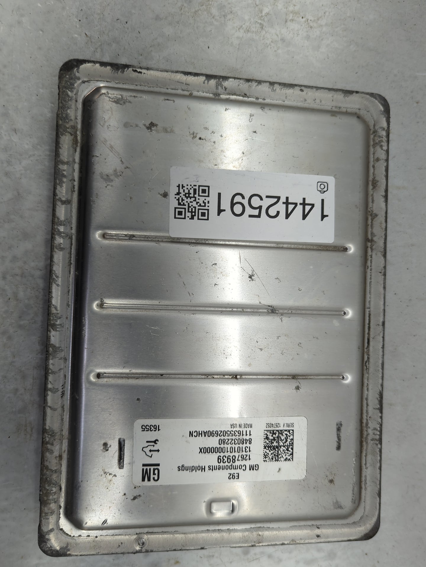 2016-2018 Chevrolet Silverado 1500 PCM Engine Control Computer ECU ECM PCU OEM P/N:12678939 12674032 Fits Fits 2016 2017 201