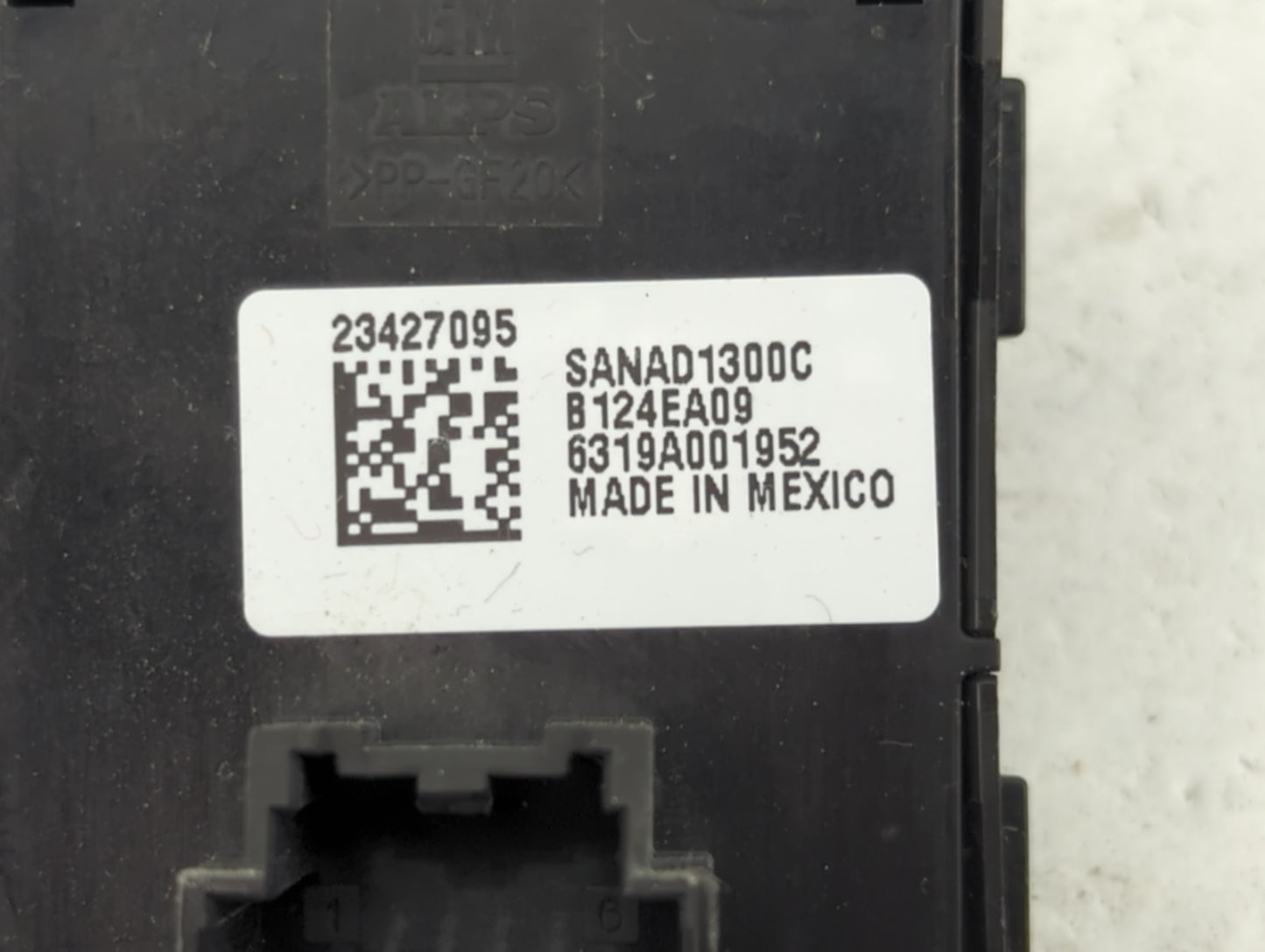 2014-2019 Chevrolet Silverado 1500 Master Power Window Switch Replacement Driver Side Left P/N:23427095 SANAD1300C Fits OEM 