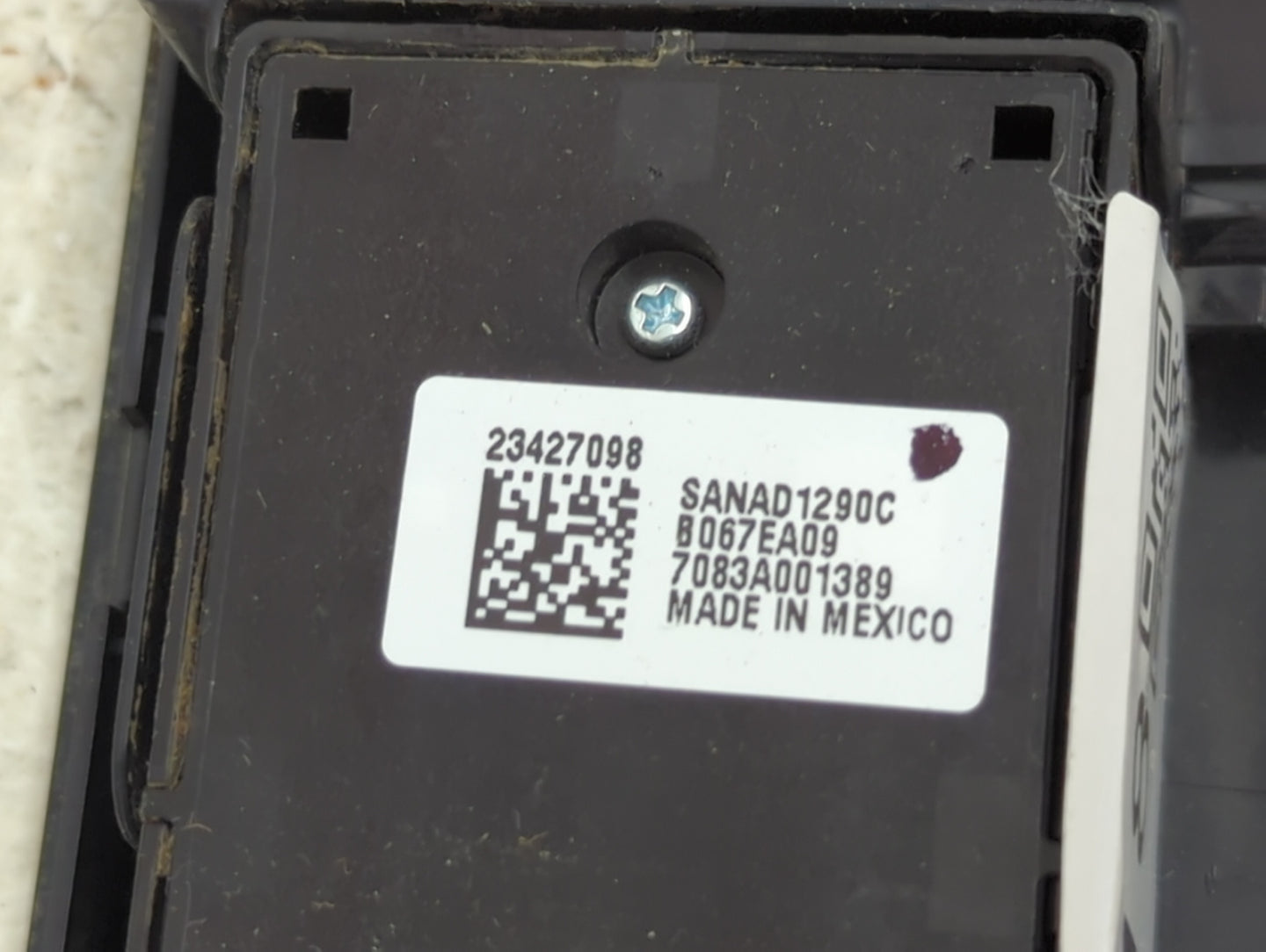 2014-2019 Chevrolet Silverado 1500 Master Power Window Switch Replacement Driver Side Left P/N:23427098 SANAD1290C Fits OEM 