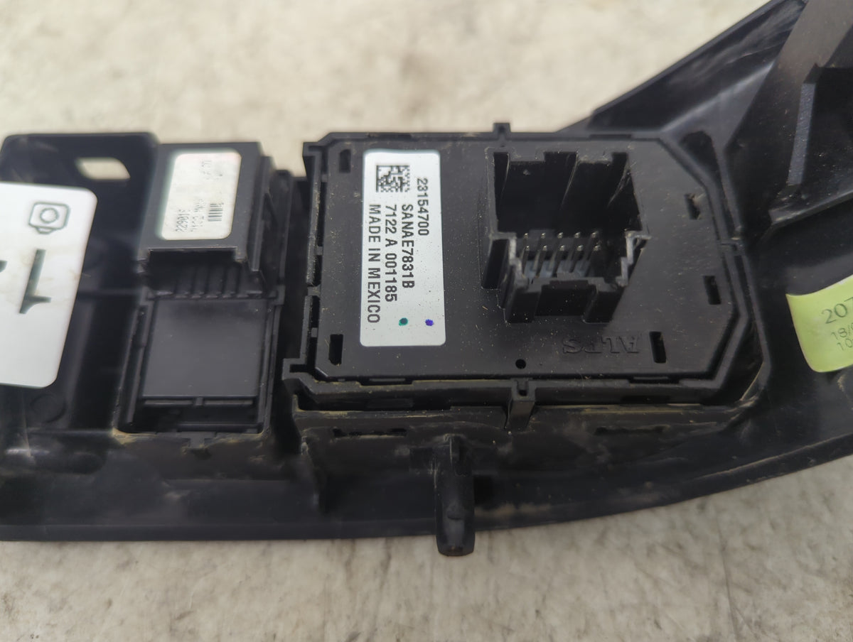 2014-2019 Chevrolet Silverado 1500 Master Power Window Switch Replacement Driver Side Left P/N:23154700 SANAE7831B Fits OEM 