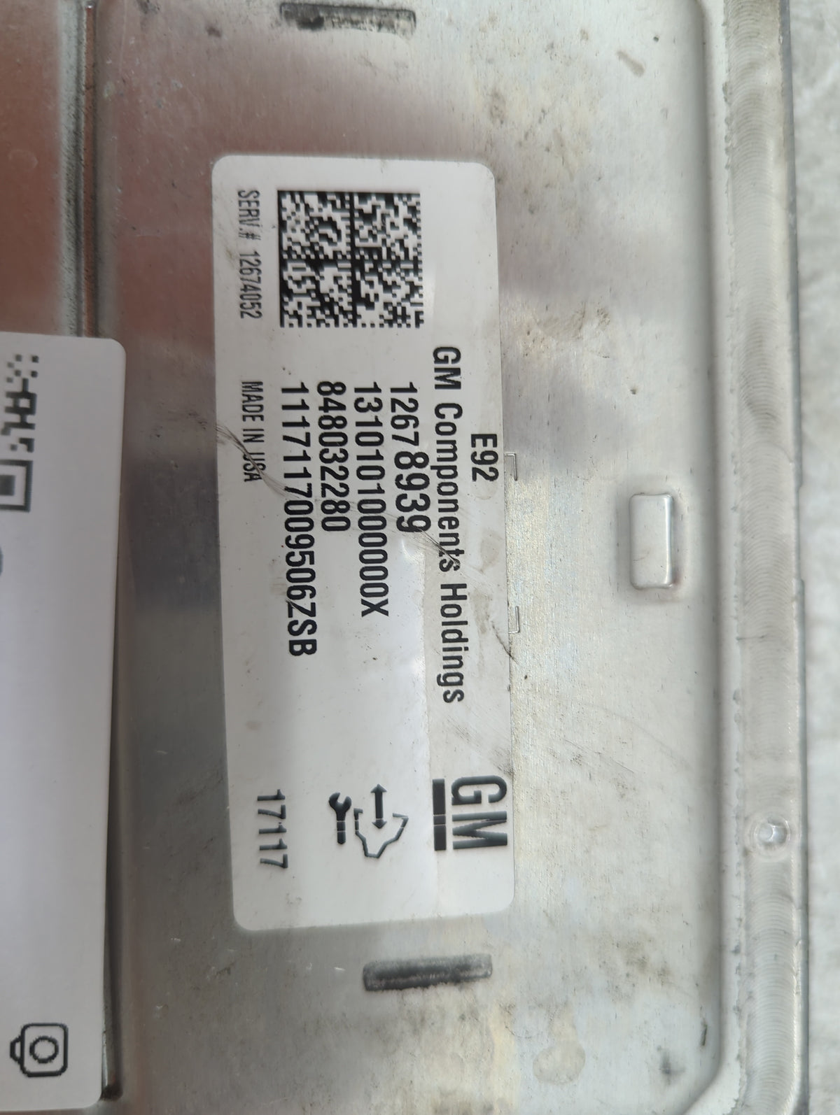 2016-2018 Chevrolet Silverado 1500 PCM Engine Control Computer ECU ECM PCU OEM P/N:12678939 12674052 Fits Fits 2016 2017 201