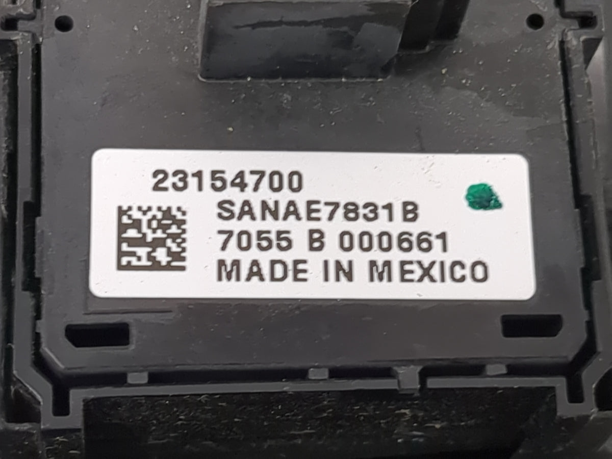 2014-2019 Chevrolet Silverado 1500 Master Power Window Switch Replacement Driver Side Left P/N:23154700 SANAE7831B Fits OEM 