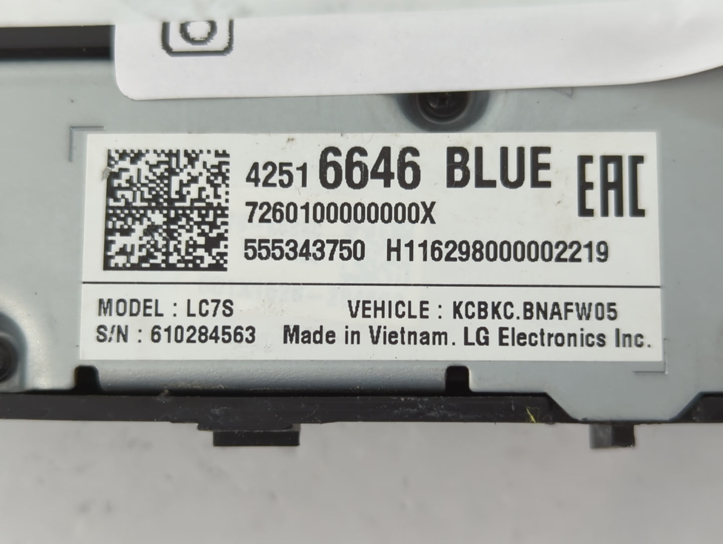 2017-2018 Chevrolet Silverado 1500 Radio AM FM Cd Player Receiver Replacement P/N:42516646 Fits Fits 2017 2018 OEM Used Auto