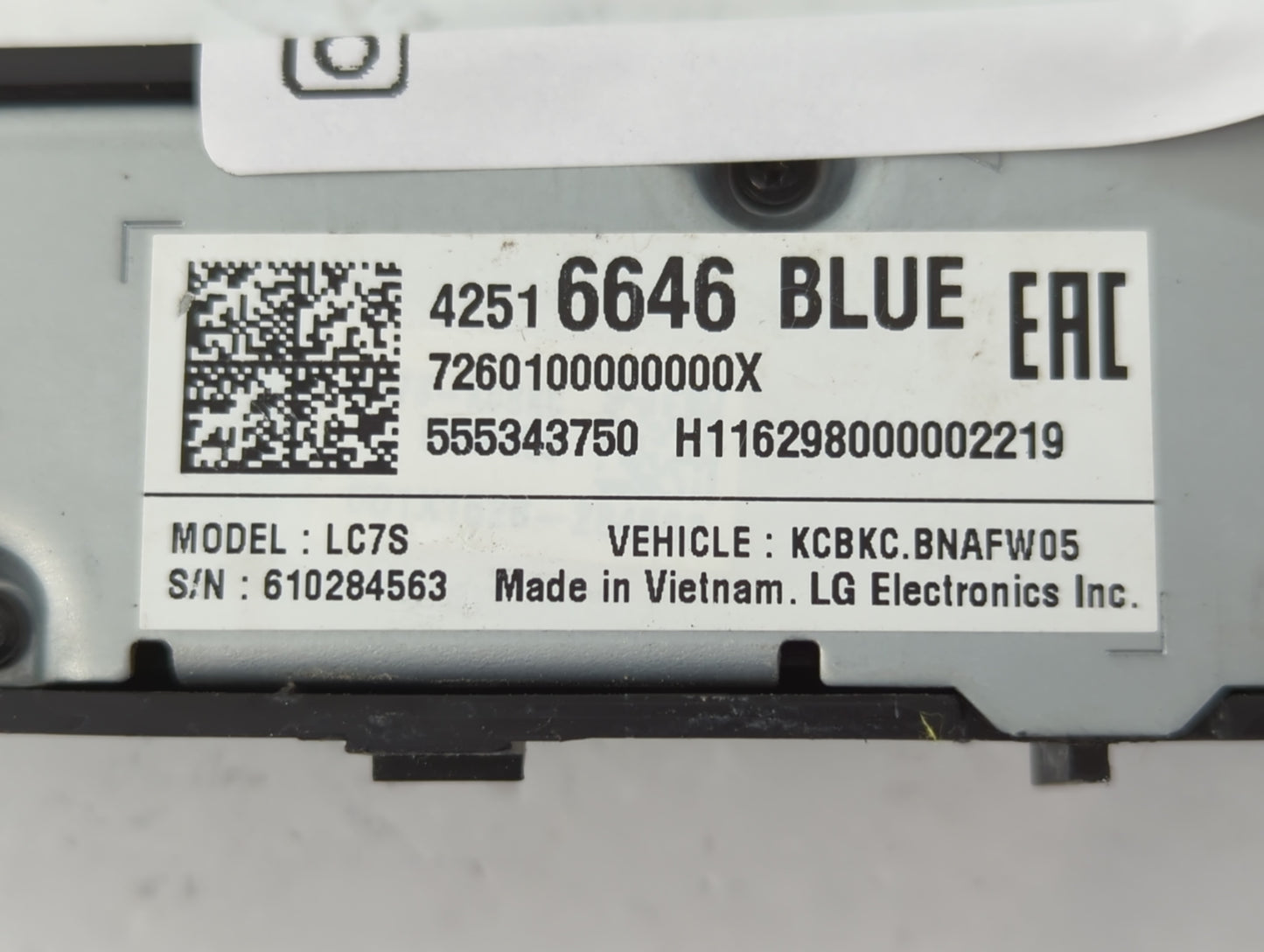 2017-2018 Chevrolet Silverado 1500 Radio AM FM Cd Player Receiver Replacement P/N:42516646 Fits Fits 2017 2018 OEM Used Auto