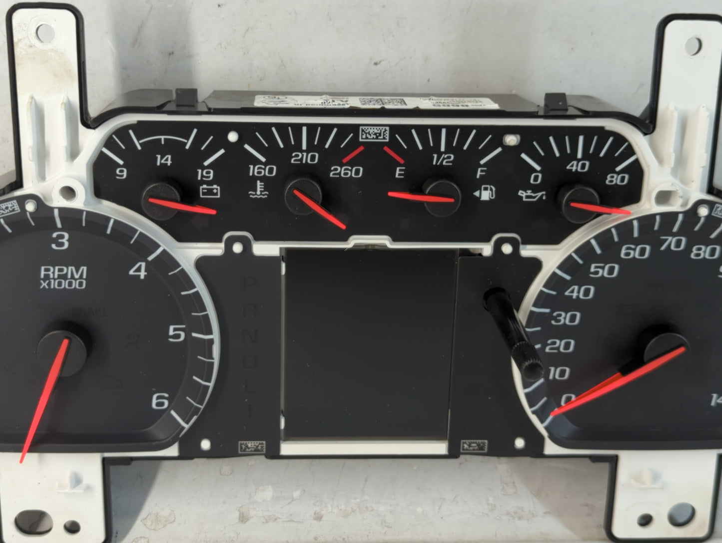2017 Chevrolet Silverado 1500 Instrument Cluster Speedometer Gauges P/N:84068685 Fits OEM Used Auto Parts - Oemusedautoparts