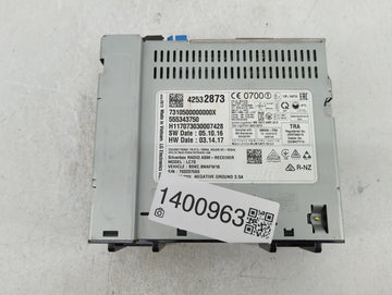 2017-2018 Chevrolet Silverado 2500 Radio AM FM Cd Player Receiver Replacement P/N:555343750 42532873 Fits Fits 2017 2018 2019 OEM Used Auto Parts