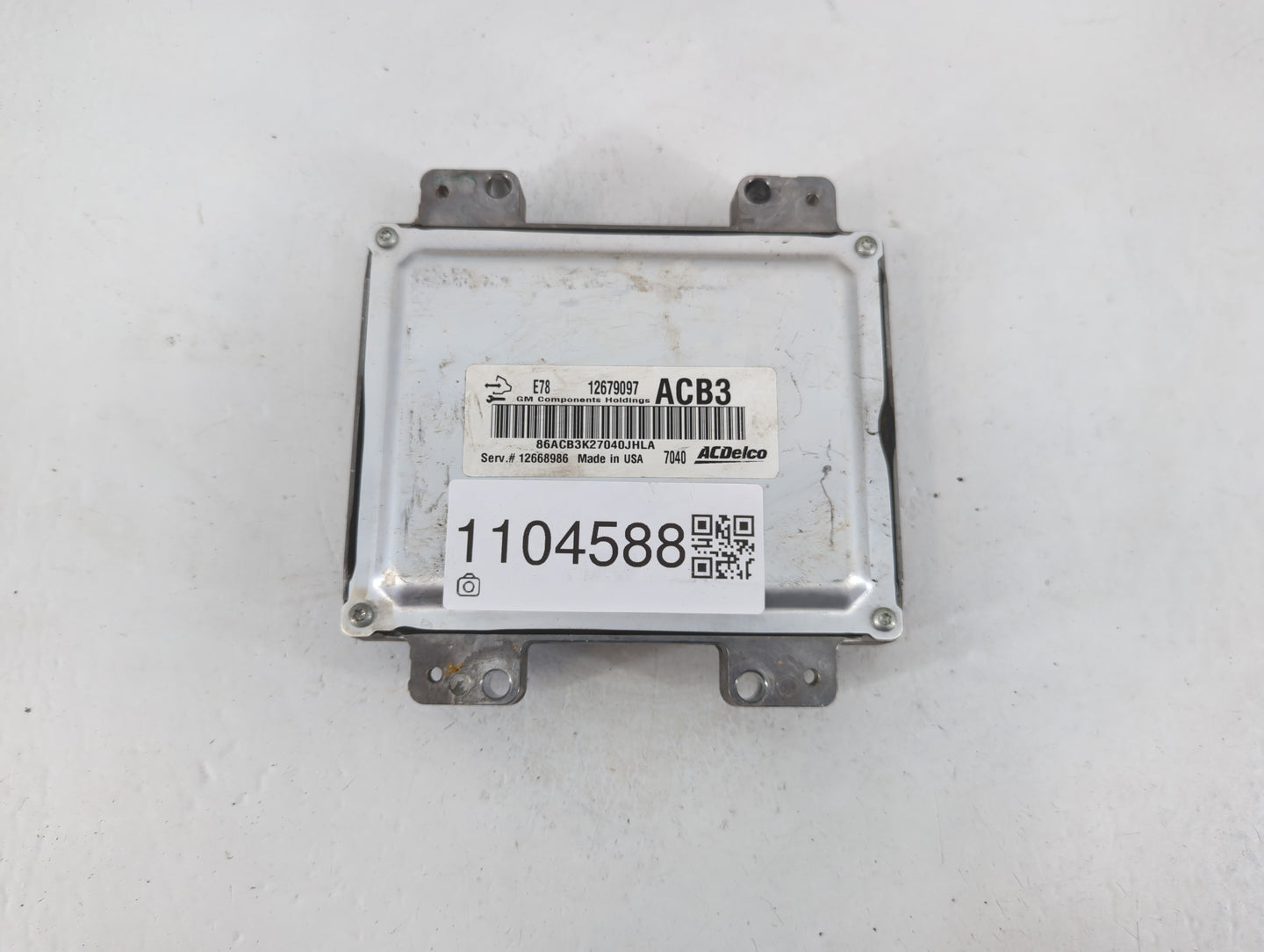 2017-2019 Chevrolet Sonic PCM Engine Control Computer ECU ECM PCU OEM P/N:12679097 Fits Fits 2017 2018 2019 2020 2021 OEM Us