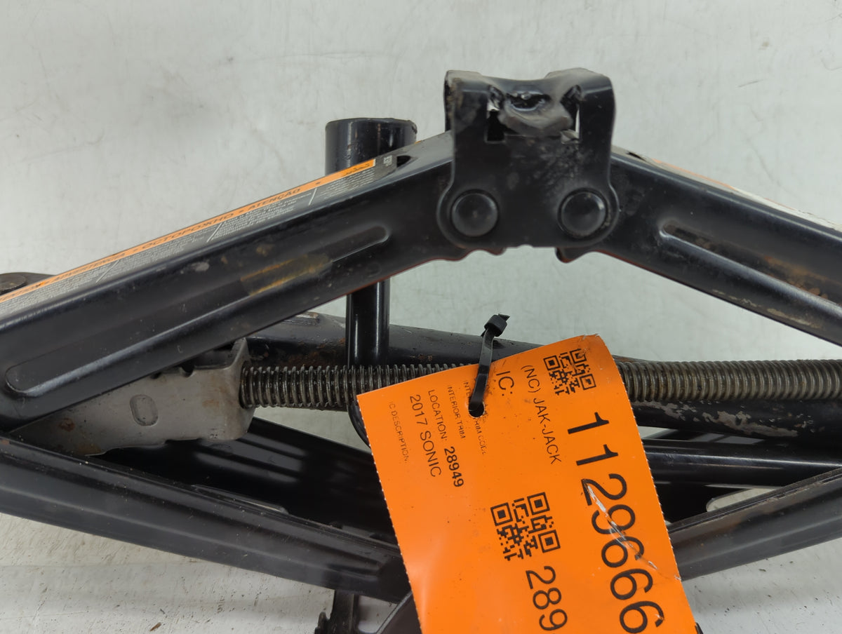 2017 Chevrolet Sonic Spare Scissor Car Jack 1129666 - Oemusedautoparts1.com
