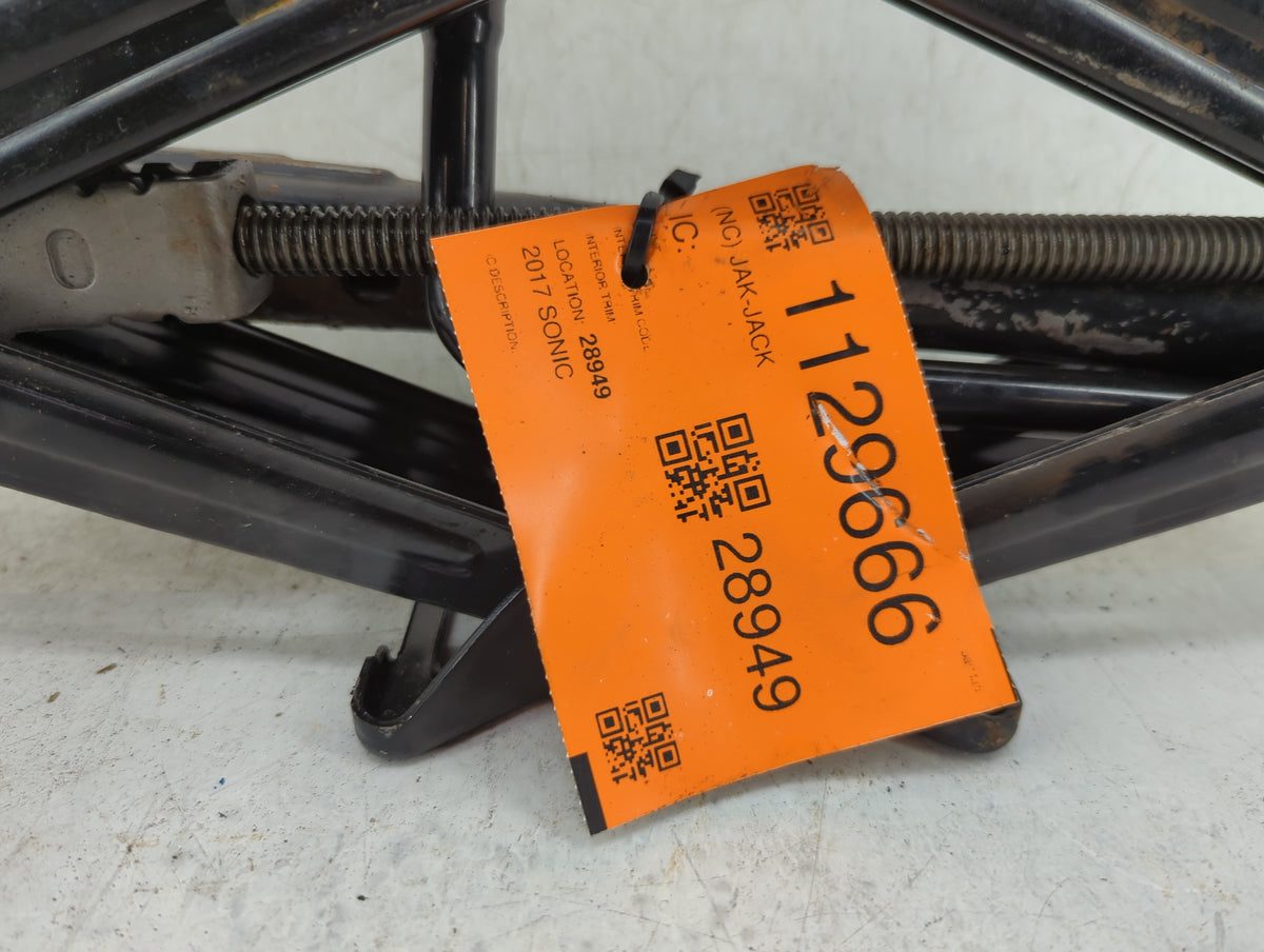 2017 Chevrolet Sonic Spare Scissor Car Jack 1129666 - Oemusedautoparts1.com