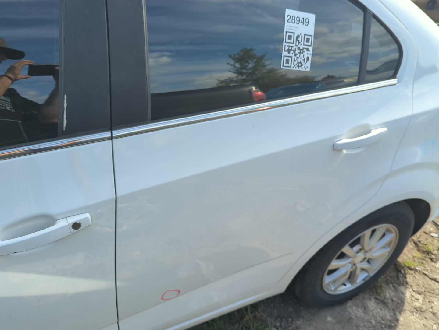 2012-2019 Chevrolet Sonic Driver Rear Door Oem - Oemusedautoparts1.com