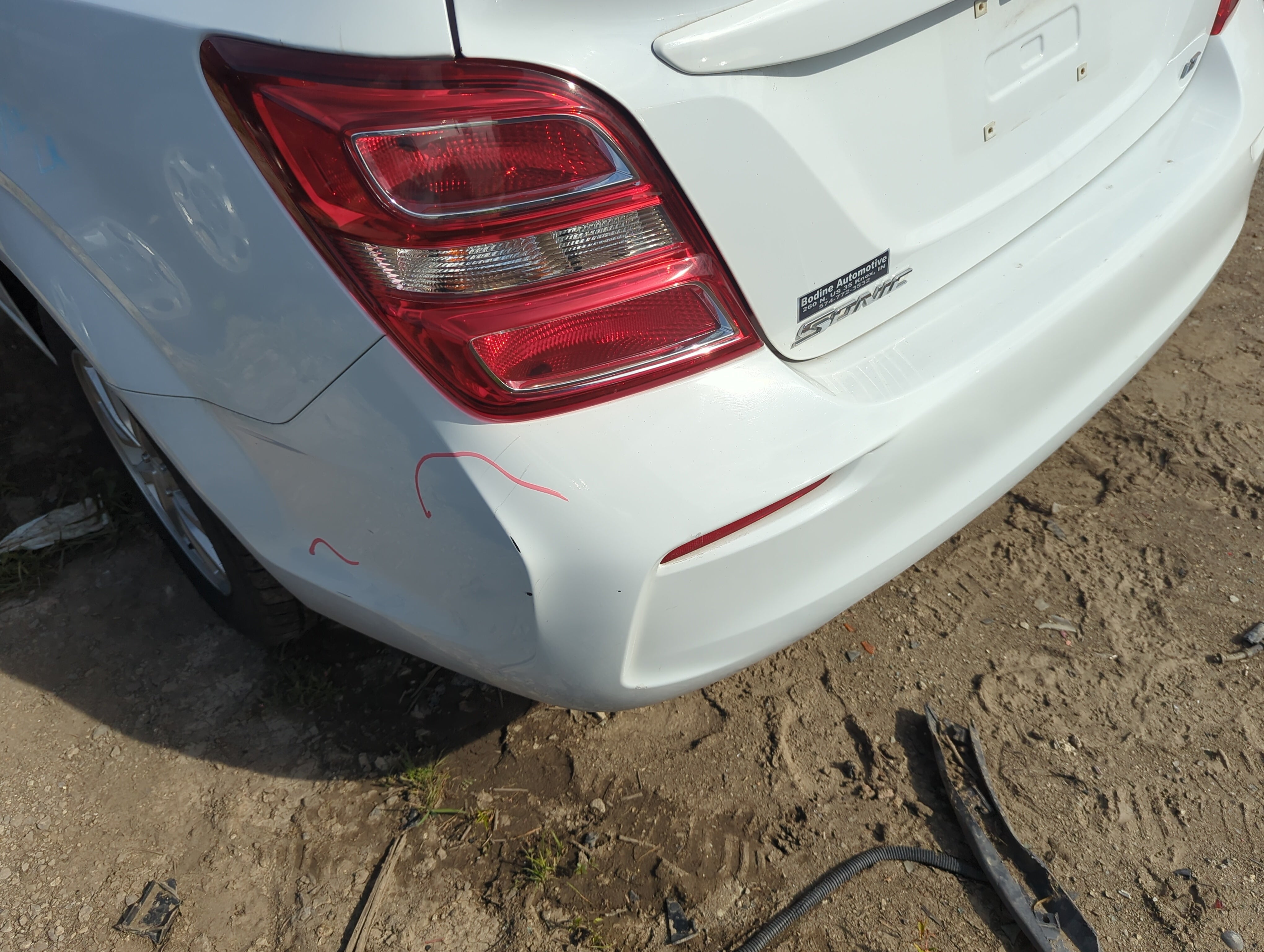 Orev Chevy Rear 2017-2019 Chevrolet Sonic Rear Bumper Assembly Oem – Oemusedautoparts1.com
