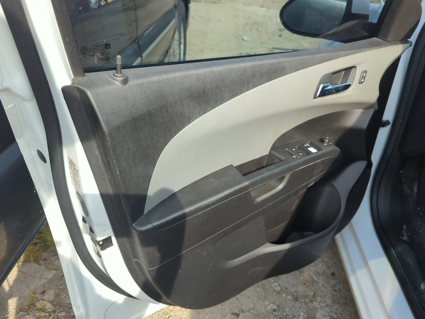 2017 Chevrolet Sonic Front Left Driver Interior Door Panel Trim - Oemusedautoparts1.com