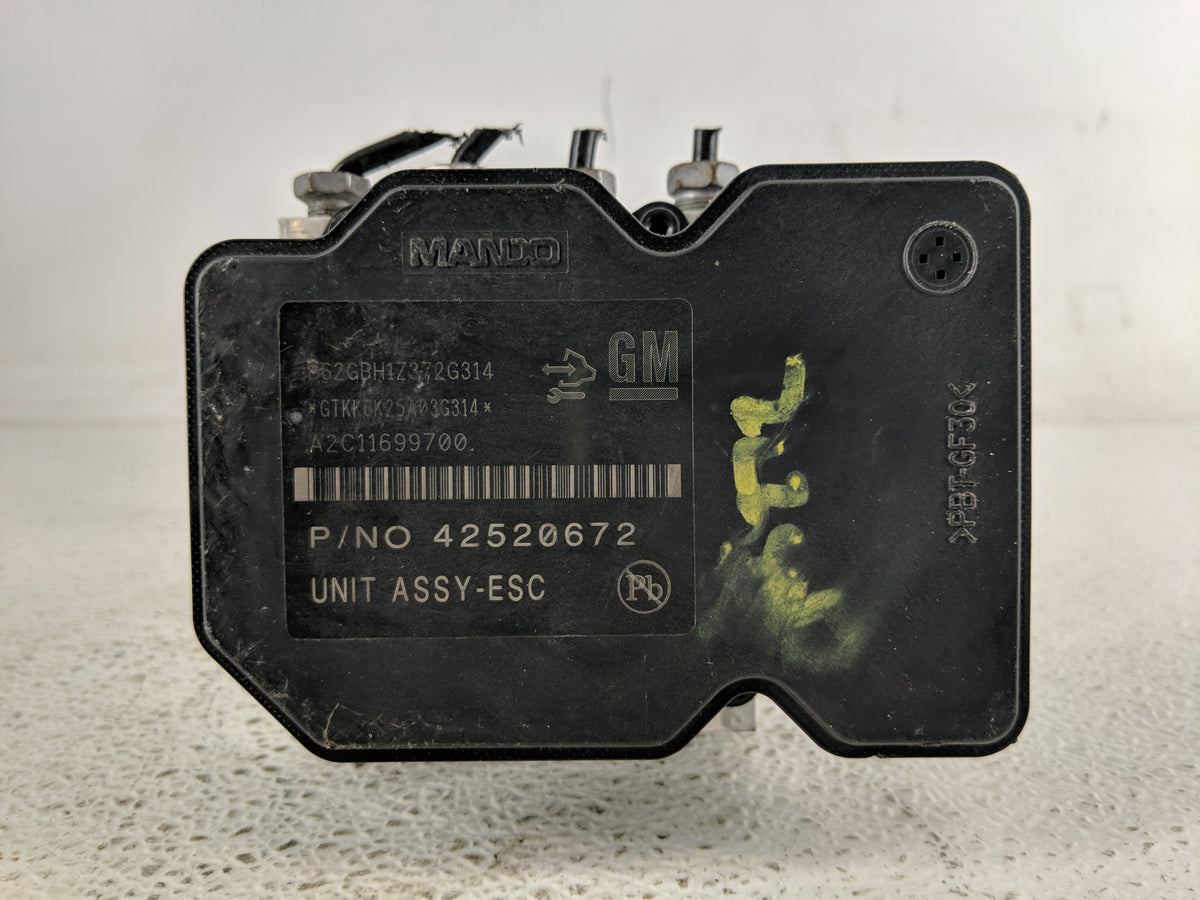 2017-2019 Chevrolet Sonic Anti-Lock Brake ABS Pump Module Actuator OEM P/N:42520672 Fits Fits 2017 2018 2019 OEM Used Auto P