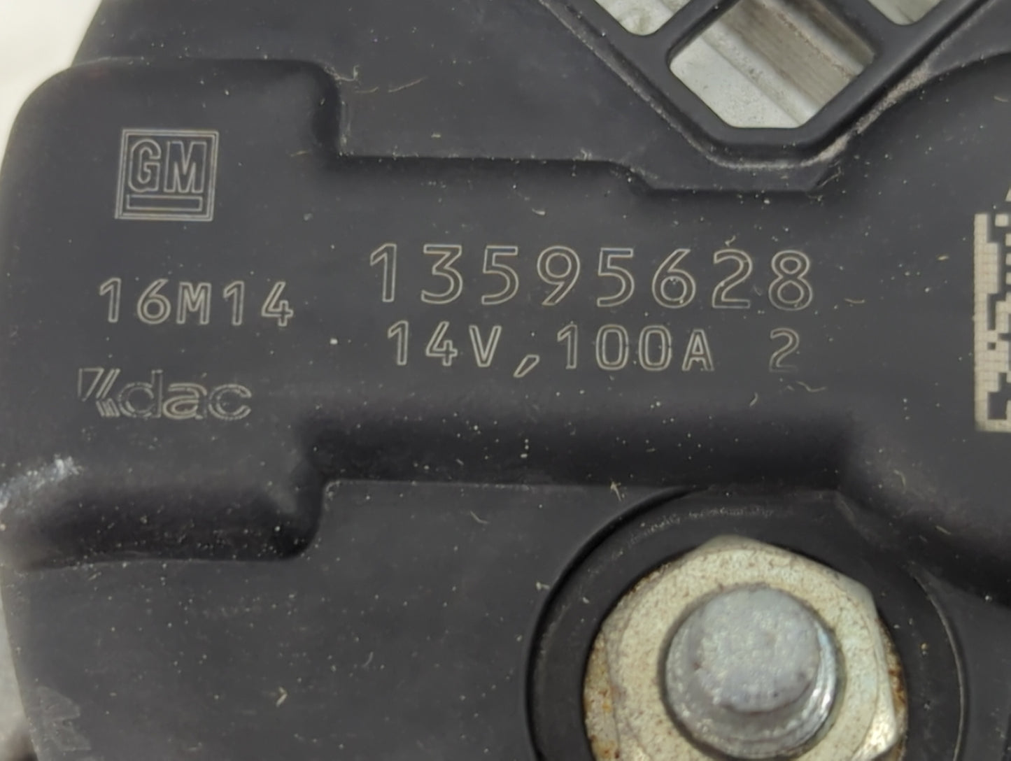 2012-2018 Chevrolet Sonic Alternator Replacement Generator Charging Assembly Engine OEM P/N:13595628 Fits OEM Used Auto Part