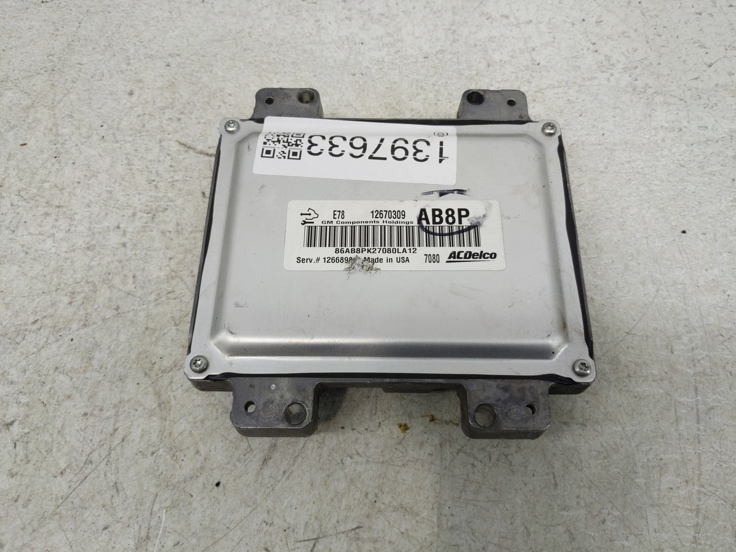 2017-2019 Chevrolet Sonic PCM Engine Control Computer ECU ECM PCU OEM P/N:12670309 Fits Fits 2017 2018 2019 2020 2021 OEM Us