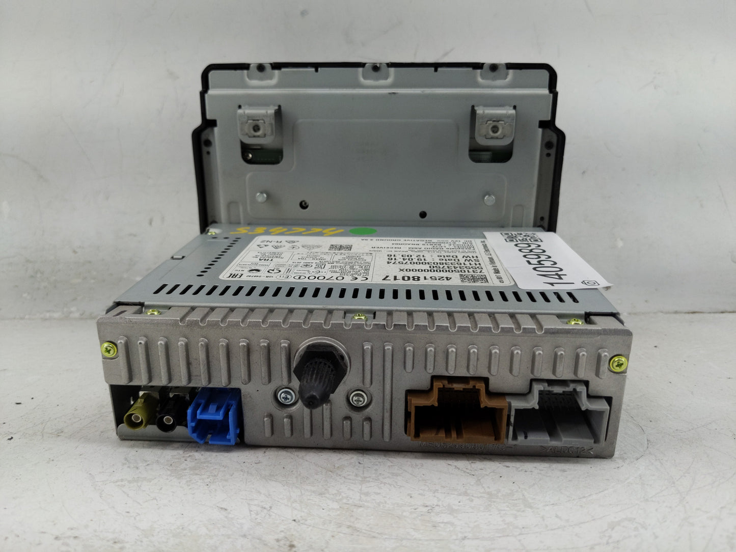 2017 Chevrolet Sonic Radio AM FM Cd Player Receiver Replacement P/N:42518017 Fits OEM Used Auto Parts - Oemusedautoparts1.co