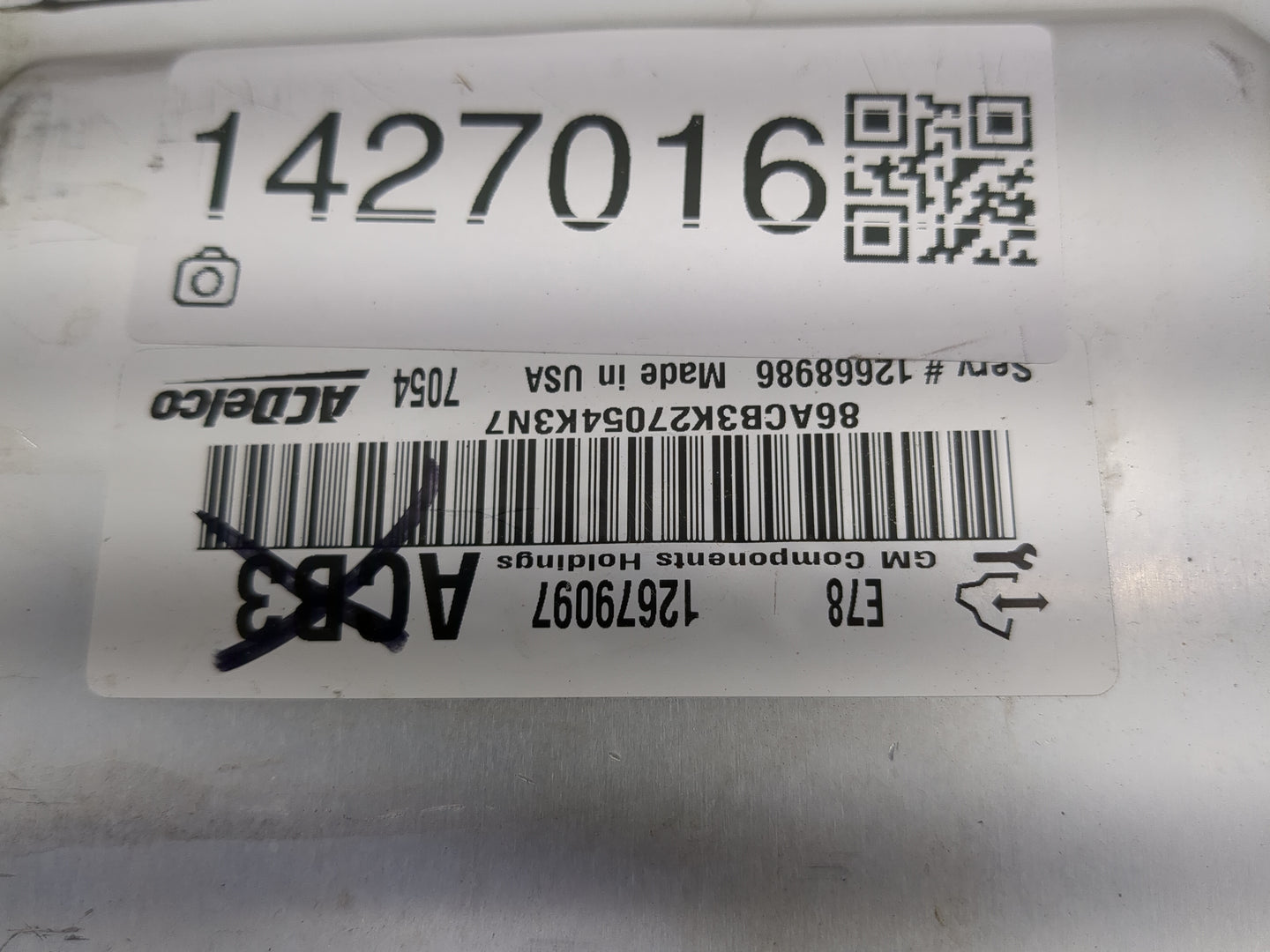 2017-2019 Chevrolet Sonic PCM Engine Control Computer ECU ECM PCU OEM P/N:12668986 12679097 Fits Fits 2017 2018 2019 2020 20