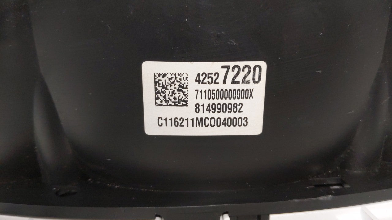 2017-2018 Chevrolet Sonic Instrument Cluster Speedometer Gauges P/N:42693977 42574339, 42527220 Fits Fits 2017 2018 OEM Used