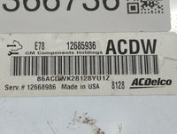 2017-2018 Chevrolet Sonic PCM Engine Control Computer ECU ECM PCU OEM P/N:12697793 12706635, 12679097 Fits Fits 2017 2018 20