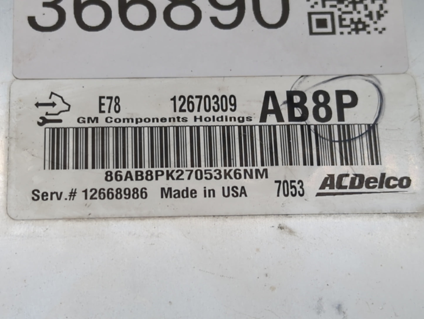 2017-2018 Chevrolet Sonic PCM Engine Control Computer ECU ECM PCU OEM P/N:12697793 12706635, 12679097 Fits Fits 2017 2018 20