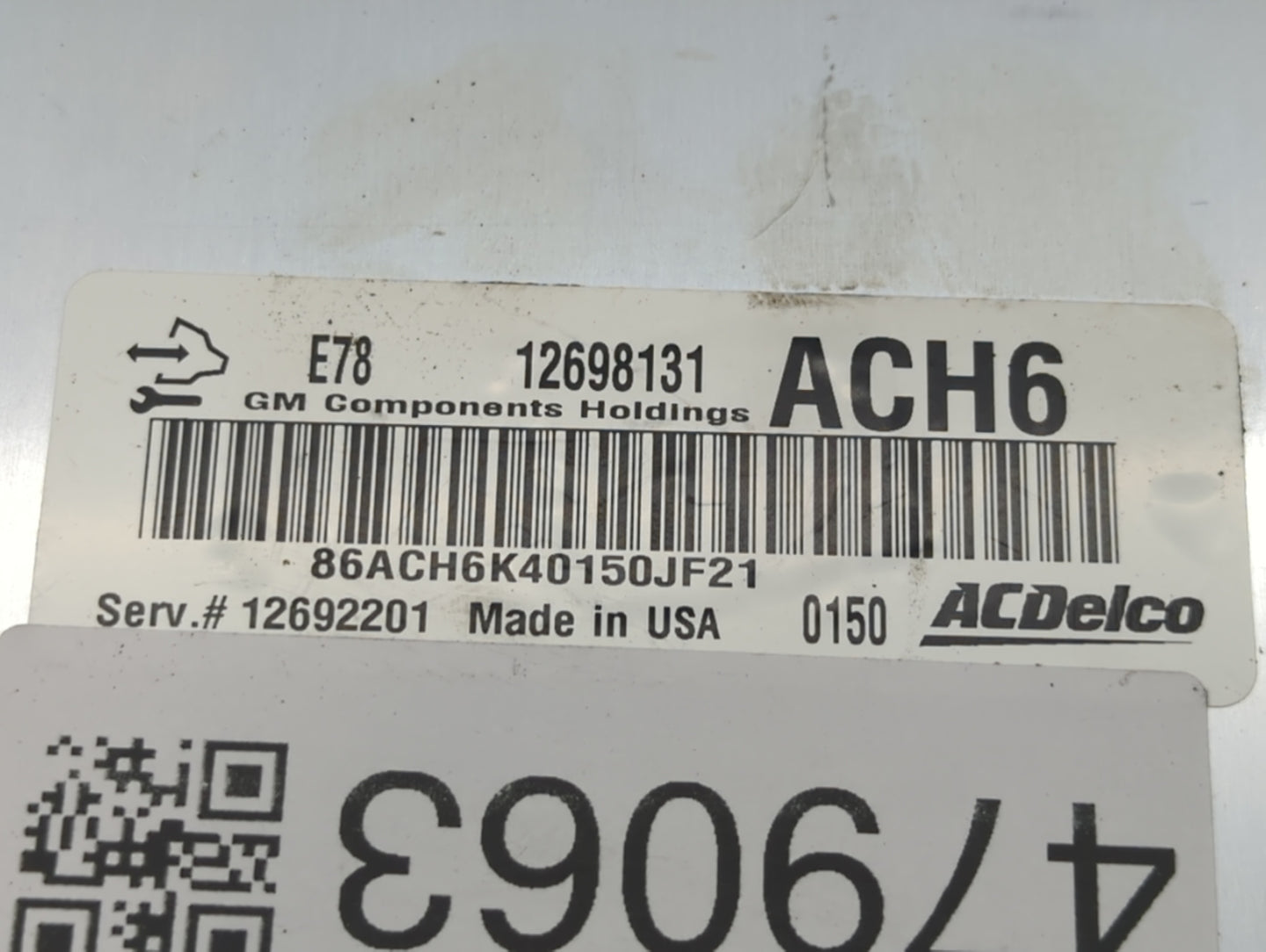 2017-2019 Chevrolet Sonic PCM Engine Control Computer ECU ECM PCU OEM P/N:12668986 12677671 Fits Fits 2017 2018 2019 2020 20