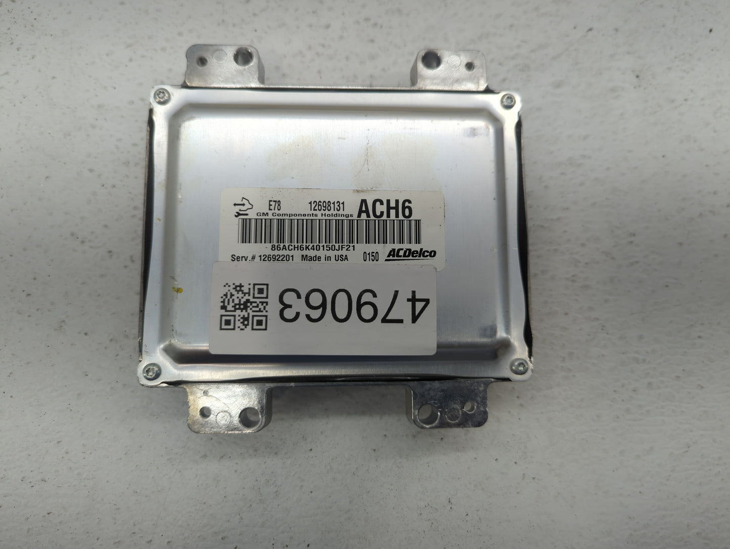 2017-2019 Chevrolet Sonic PCM Engine Control Computer ECU ECM PCU OEM P/N:12668986 12677671 Fits Fits 2017 2018 2019 2020 20