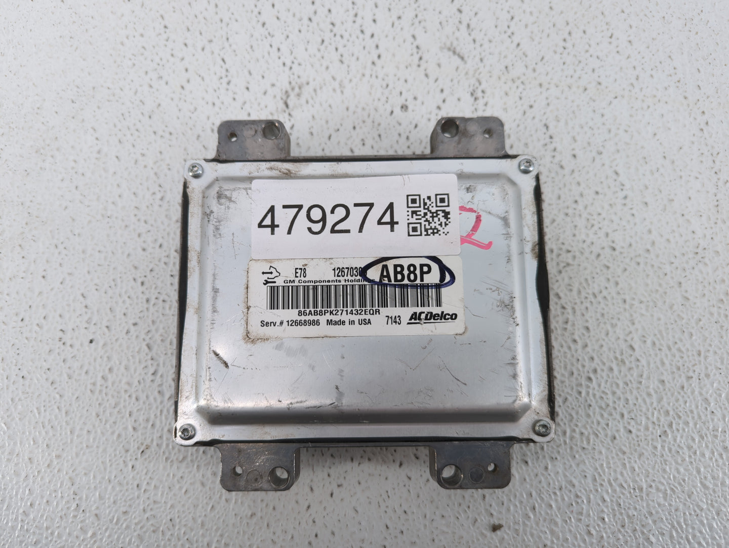 2017-2019 Chevrolet Sonic PCM Engine Control Computer ECU ECM PCU OEM P/N:12668986 12677671 Fits Fits 2017 2018 2019 2020 20