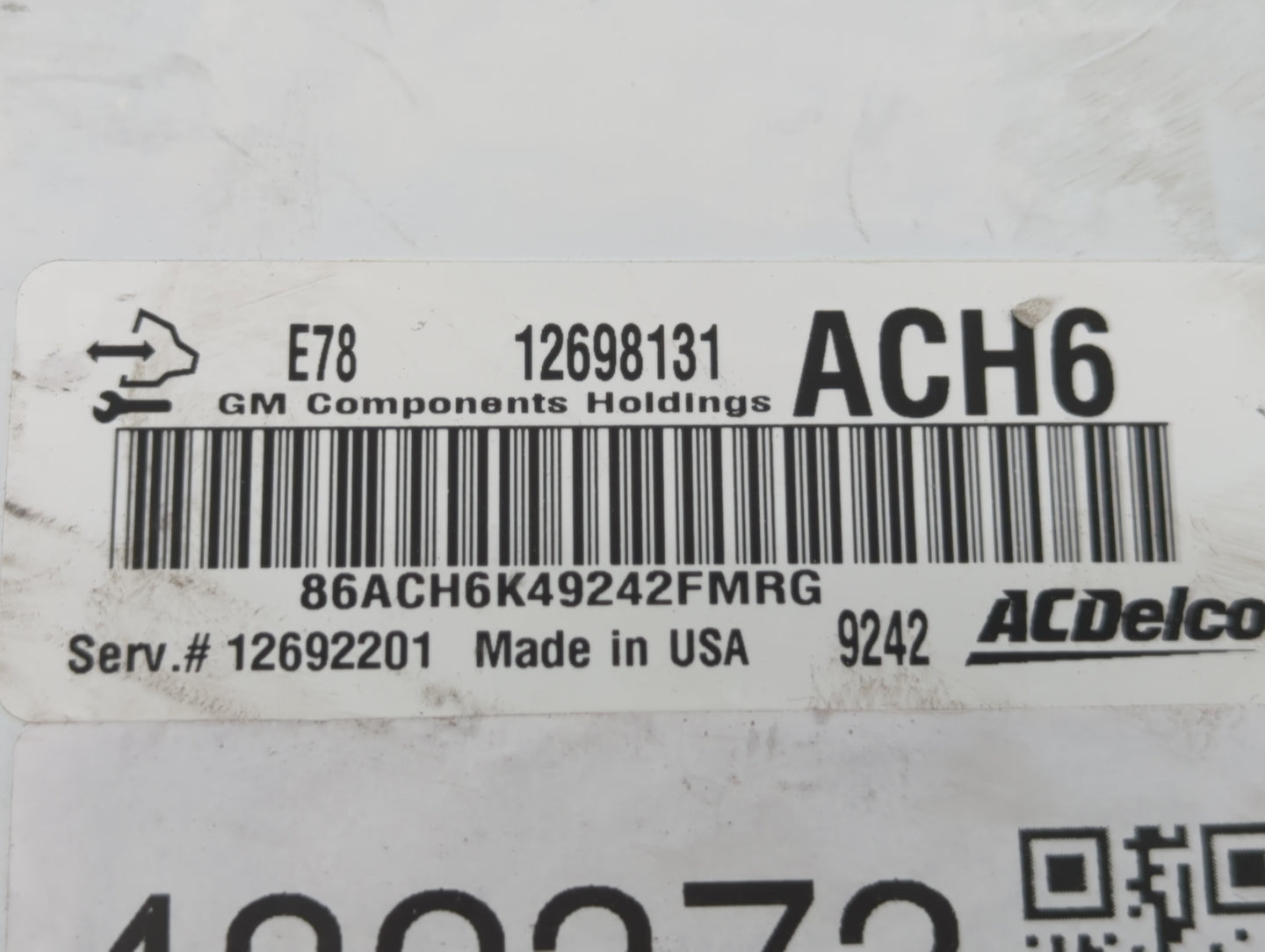 2017-2019 Chevrolet Sonic PCM Engine Control Computer ECU ECM PCU OEM P/N:12668986 12677671 Fits Fits 2017 2018 2019 2020 20