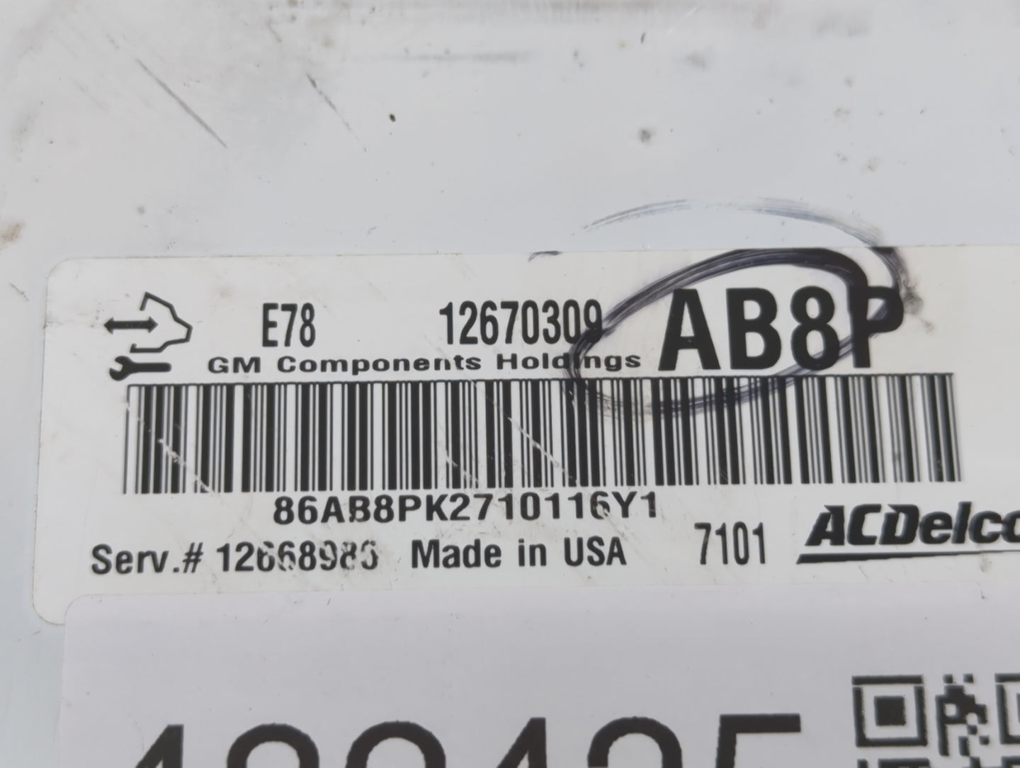 2017-2019 Chevrolet Sonic PCM Engine Control Computer ECU ECM PCU OEM P/N:12668986 12677671 Fits Fits 2017 2018 2019 2020 20