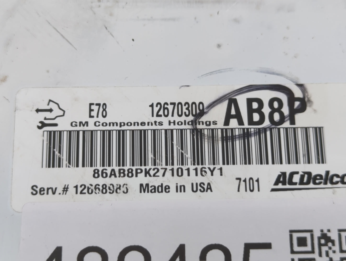 2017-2019 Chevrolet Sonic PCM Engine Control Computer ECU ECM PCU OEM P/N:12668986 12677671 Fits Fits 2017 2018 2019 2020 20