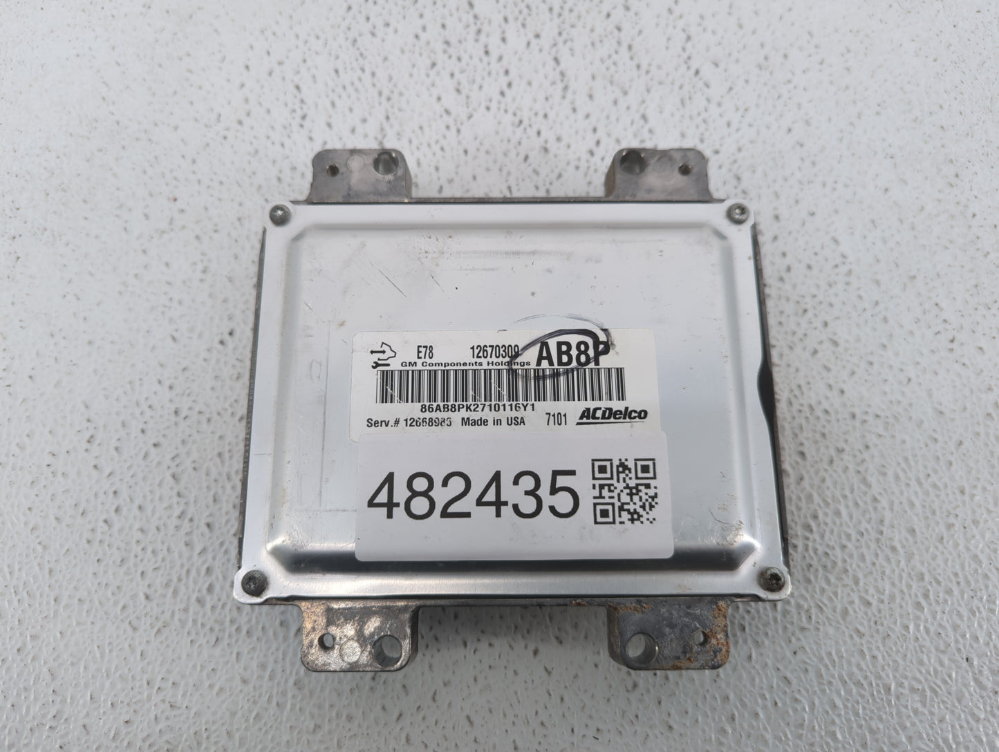 2017-2019 Chevrolet Sonic PCM Engine Control Computer ECU ECM PCU OEM P/N:12668986 12677671 Fits Fits 2017 2018 2019 2020 20