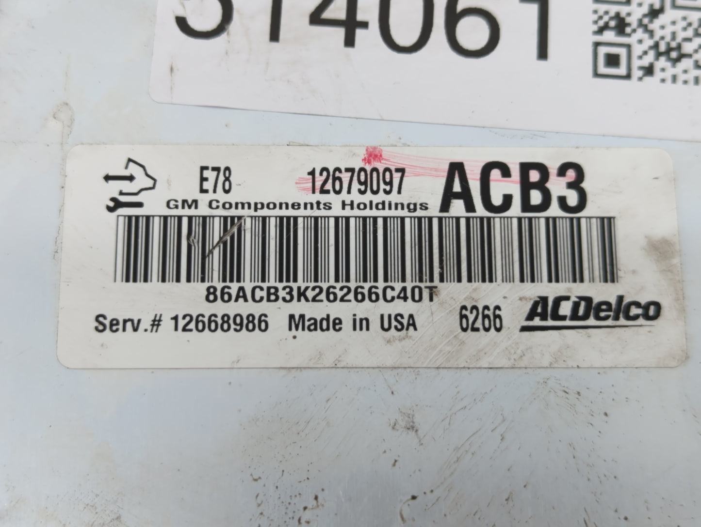 2017-2019 Chevrolet Sonic PCM Engine Control Computer ECU ECM PCU OEM P/N:12668986 12679097 Fits Fits 2017 2018 2019 2020 20
