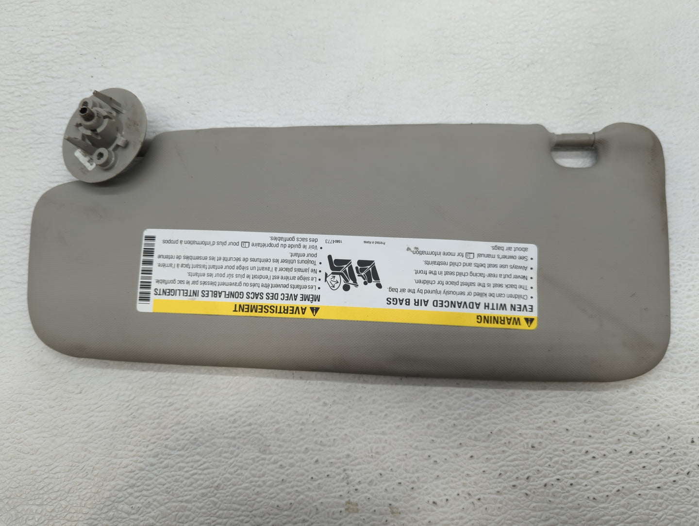 2012-2019 Chevrolet Sonic Sun Visor Shade Replacement Passenger Right Mirror Fits Fits 2012 2013 2014 2015 2016 2017 2018 20