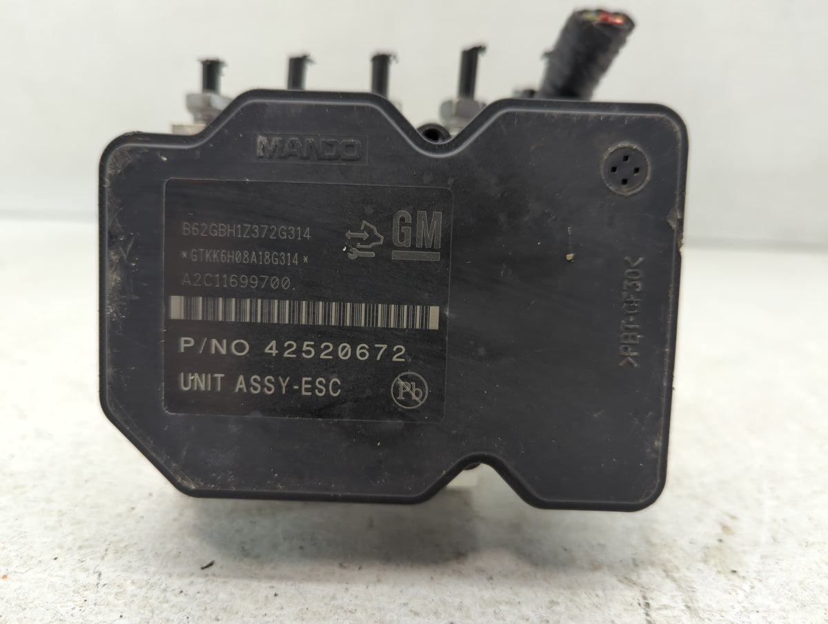 2017-2019 Chevrolet Sonic Anti-Lock Brake ABS Pump Module Actuator OEM P/N:42520672 Fits Fits 2017 2018 2019 OEM Used Auto P