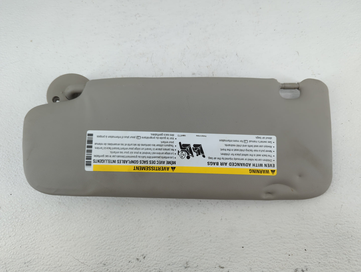 2012-2019 Chevrolet Sonic Sun Visor Shade Replacement Passenger Right Mirror Fits Fits 2012 2013 2014 2015 2016 2017 2018 20