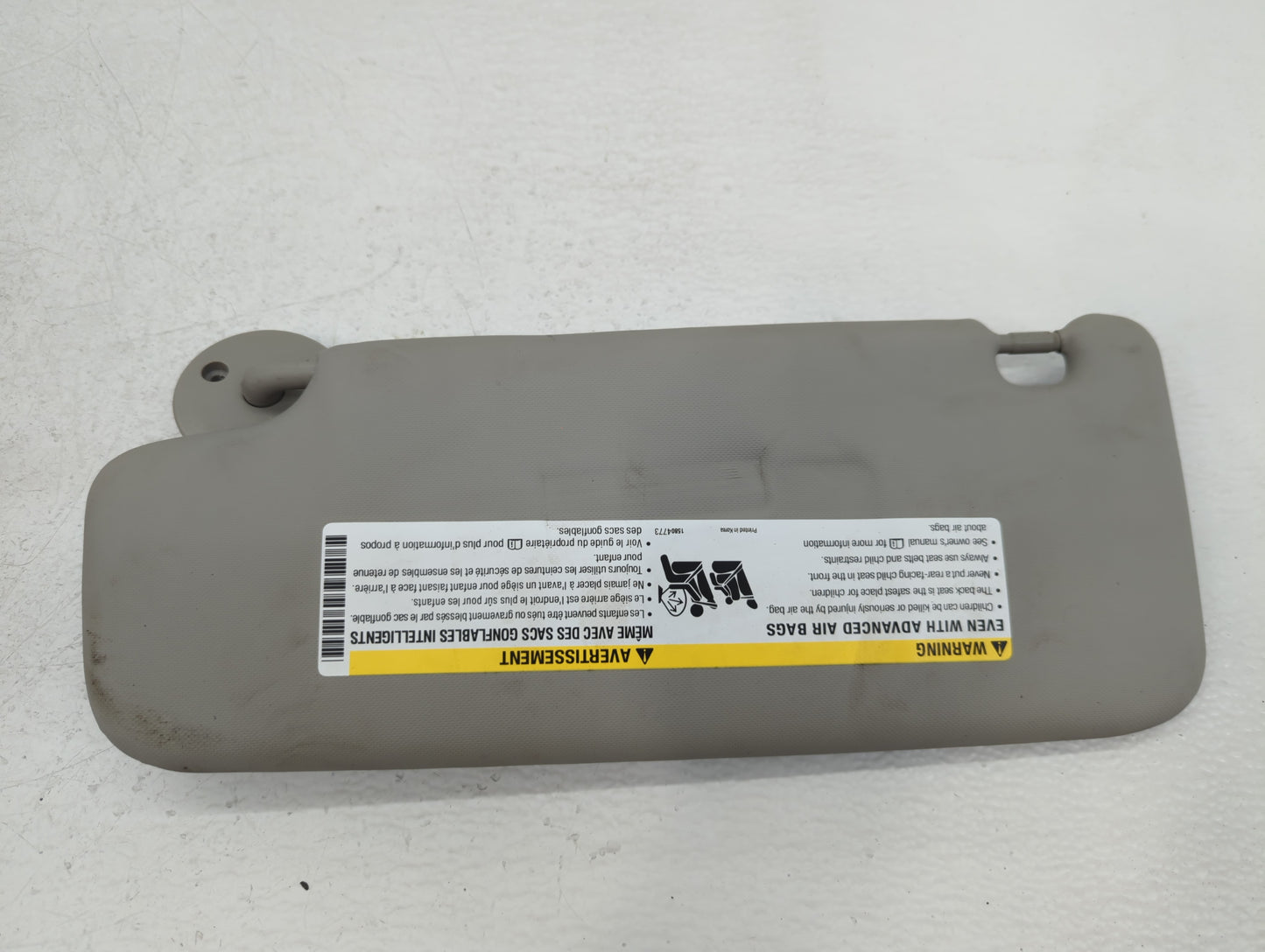 2012-2019 Chevrolet Sonic Sun Visor Shade Replacement Passenger Right Mirror Fits Fits 2012 2013 2014 2015 2016 2017 2018 20