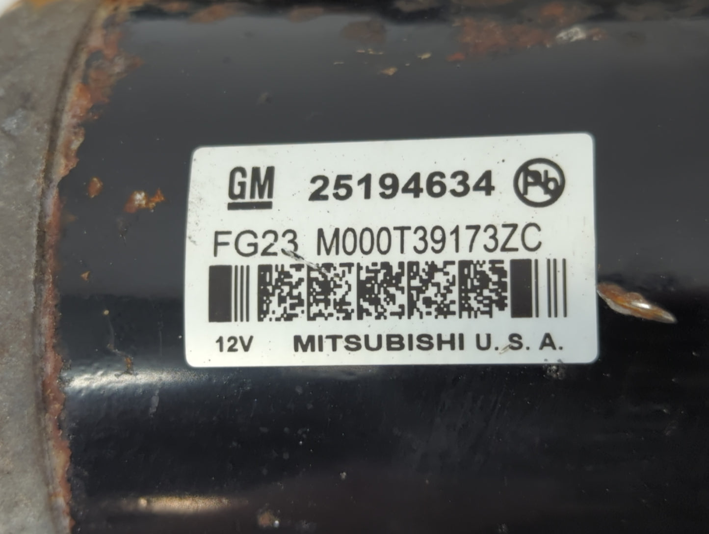 2012-2019 Chevrolet Sonic Car Starter Motor Solenoid OEM P/N:25194634 Fits OEM Used Auto Parts - Oemusedautoparts1.com