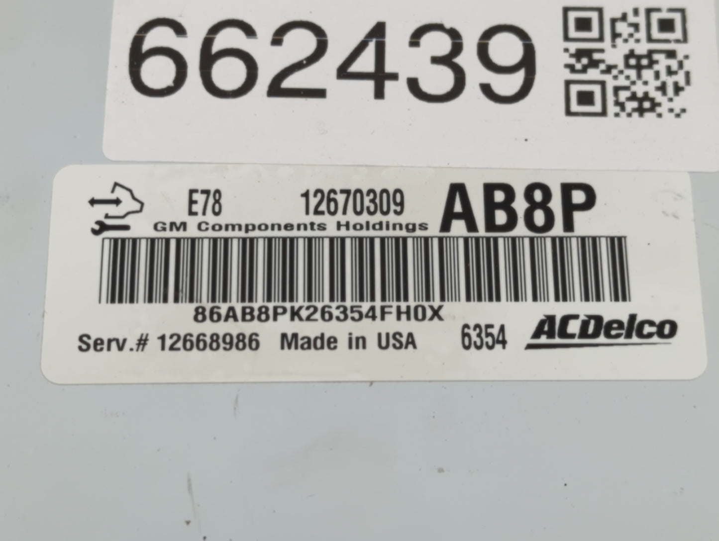 2017-2019 Chevrolet Sonic PCM Engine Control Computer ECU ECM PCU OEM P/N:12668986 E78 12670309 Fits Fits 2017 2018 2019 202