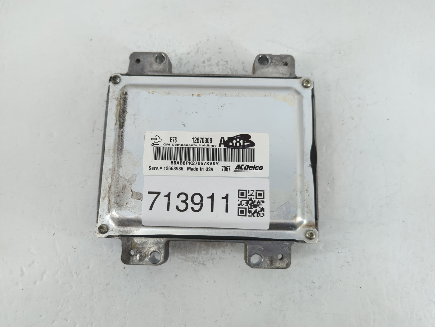 2017-2019 Chevrolet Sonic PCM Engine Control Computer ECU ECM PCU OEM P/N:12668986 E78 12670309 Fits Fits 2017 2018 2019 202