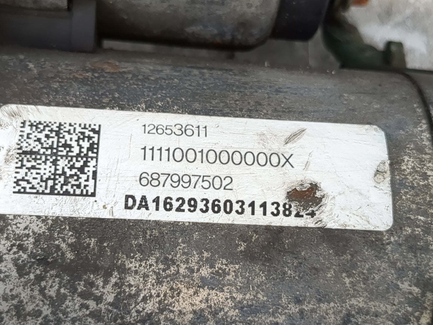 2017 Chevrolet Spark Car Starter Motor Solenoid OEM P/N:12653611 Fits OEM Used Auto Parts - Oemusedautoparts1.com