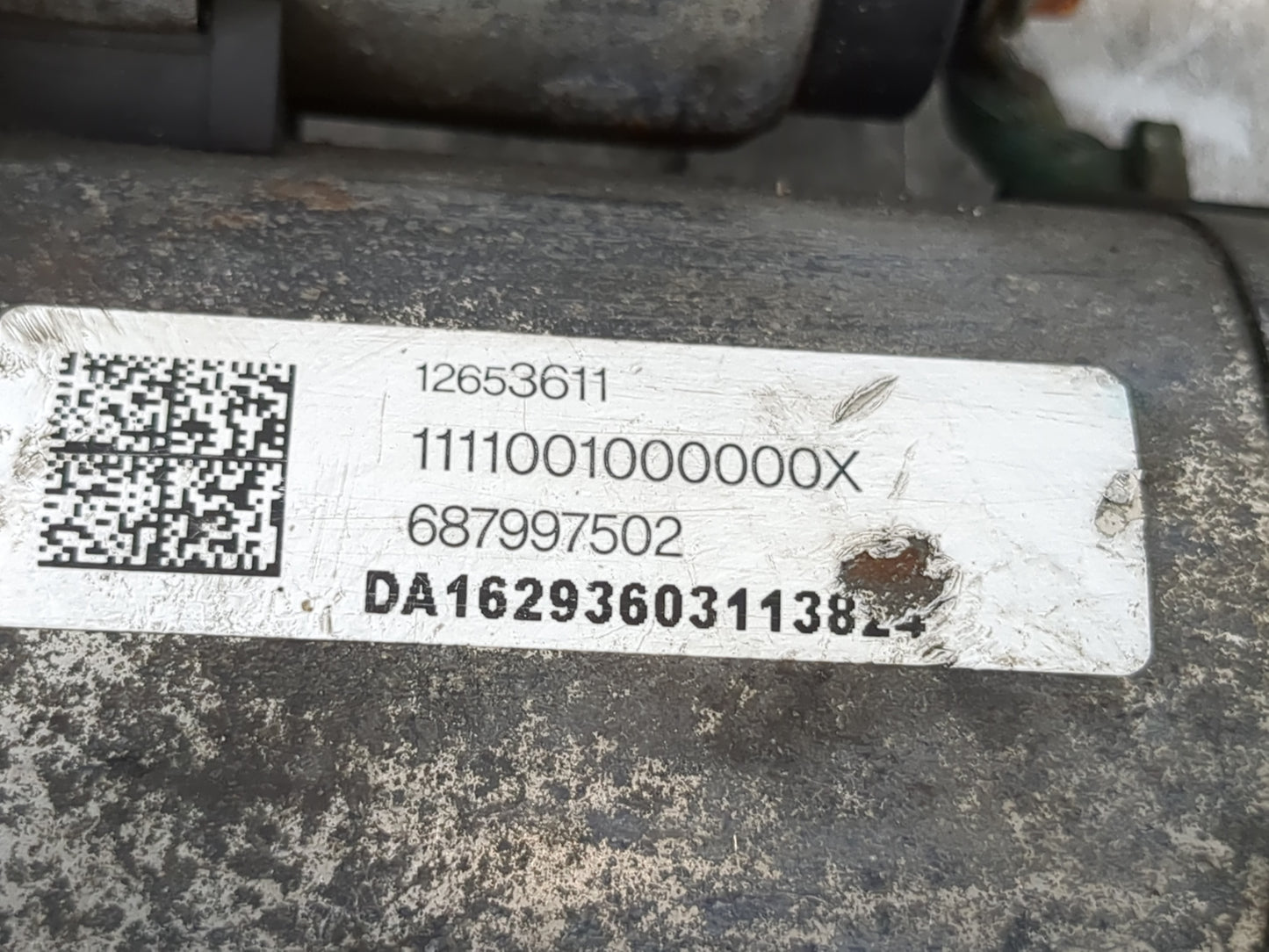 2017 Chevrolet Spark Car Starter Motor Solenoid OEM P/N:12653611 Fits OEM Used Auto Parts - Oemusedautoparts1.com
