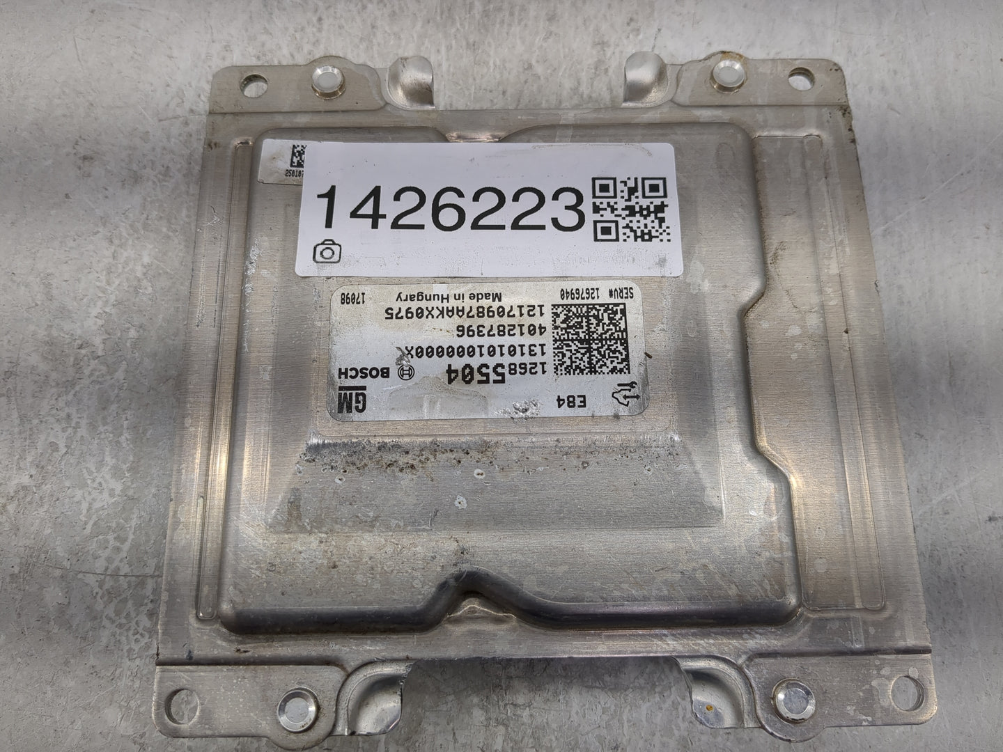 2017 Chevrolet Spark PCM Engine Control Computer ECU ECM PCU OEM P/N:401287396 12685504 Fits OEM Used Auto Parts - Oemusedau