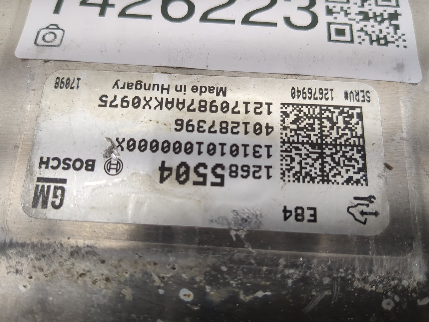 2017 Chevrolet Spark PCM Engine Control Computer ECU ECM PCU OEM P/N:401287396 12685504 Fits OEM Used Auto Parts - Oemusedau