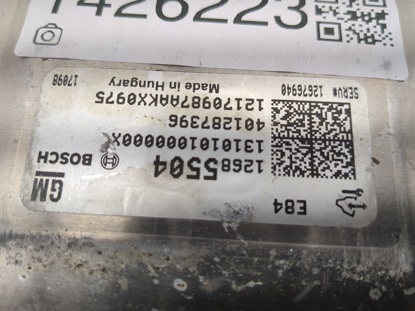 2017 Chevrolet Spark PCM Engine Control Computer ECU ECM PCU OEM P/N:401287396 12685504 Fits OEM Used Auto Parts - Oemusedau