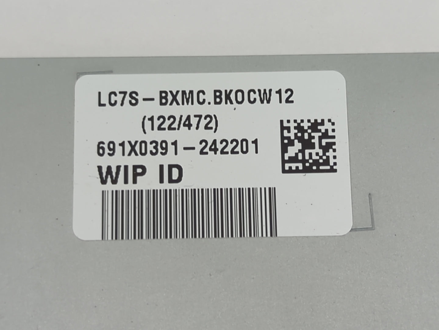 2017 Chevrolet Spark Radio AM FM Cd Player Receiver Replacement P/N:42518061 BEJLC7S, LC7S, BXMC.BKOCW12 Fits Fits 2018 2019