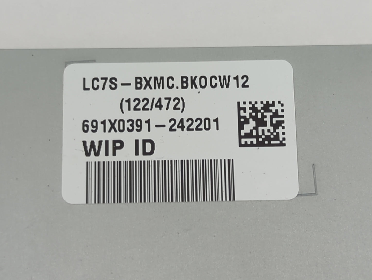 2017 Chevrolet Spark Radio AM FM Cd Player Receiver Replacement P/N:42518061 BEJLC7S, LC7S, BXMC.BKOCW12 Fits Fits 2018 2019