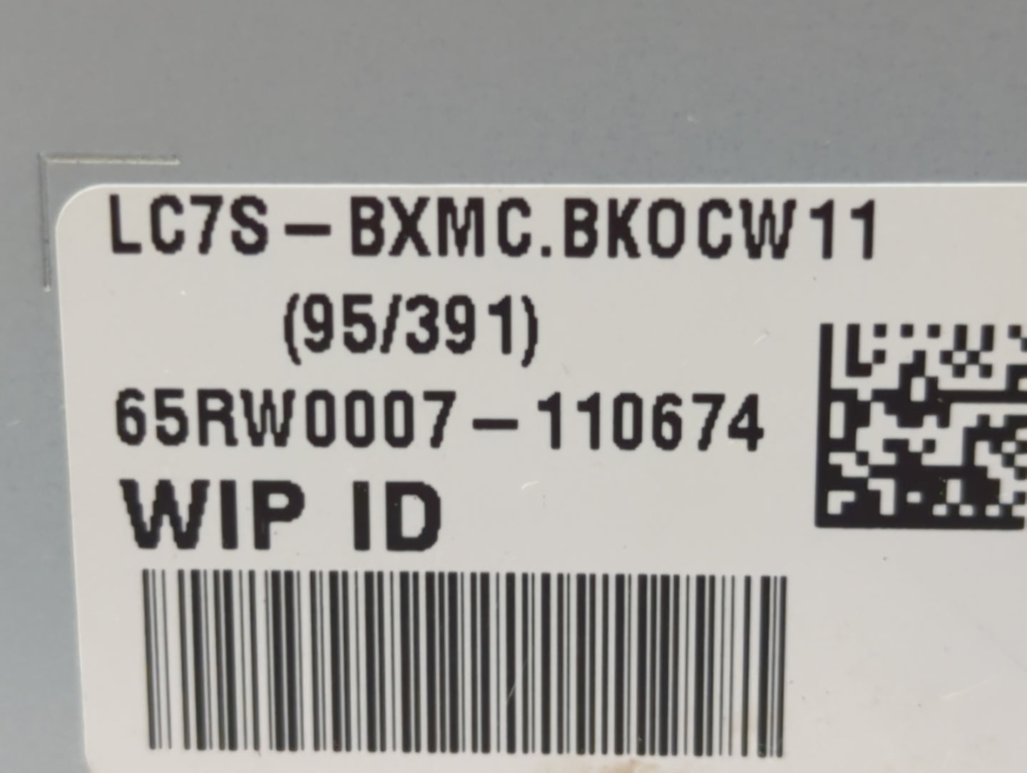 2017 Chevrolet Spark Radio AM FM Cd Player Receiver Replacement P/N:42481573 Fits Fits 2018 OEM Used Auto Parts - Oemusedaut