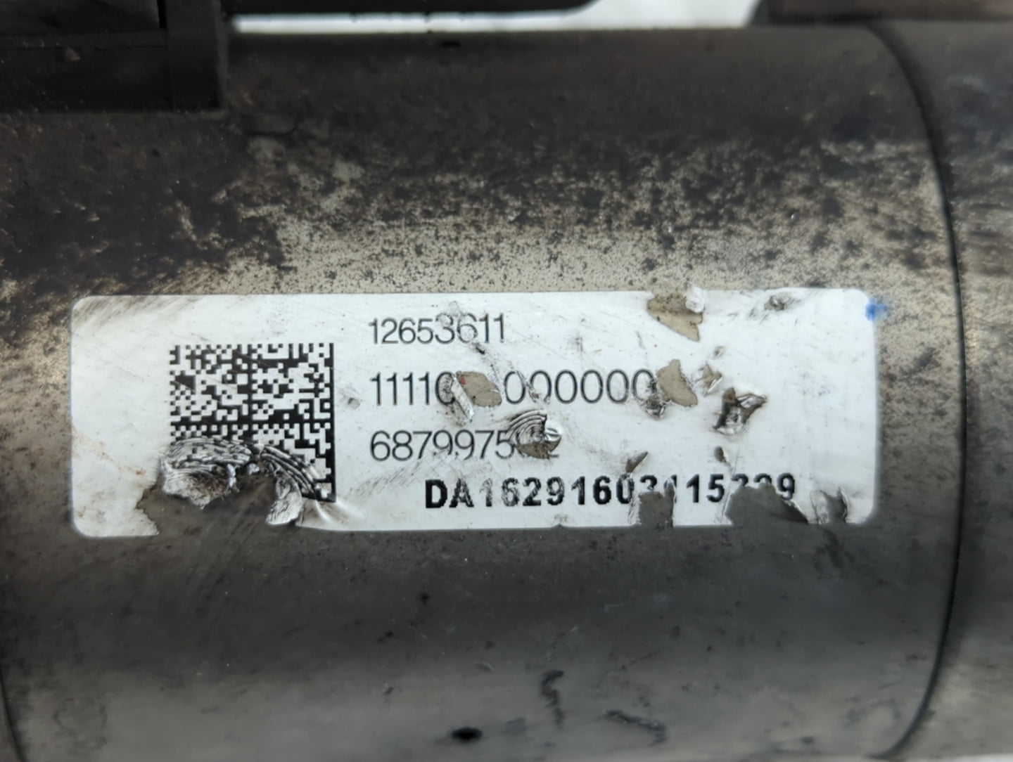 2017 Chevrolet Spark Car Starter Motor Solenoid OEM P/N:12653611 Fits OEM Used Auto Parts - Oemusedautoparts1.com