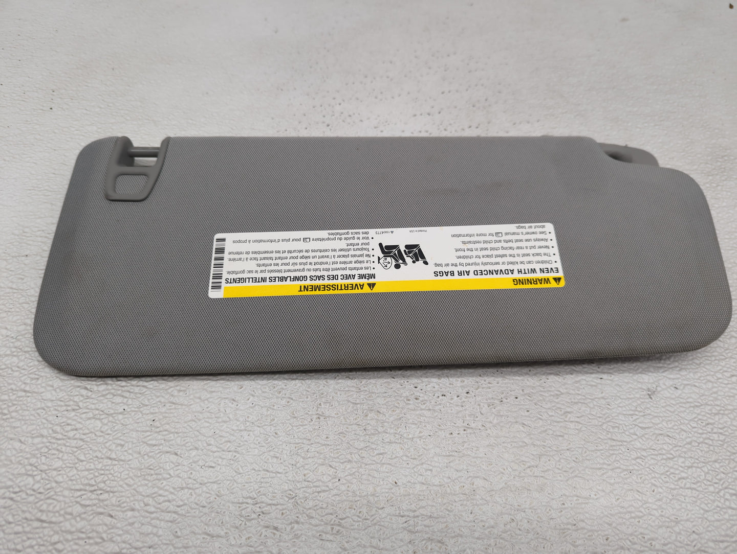 2017 Chevrolet Suburban 1500 Sun Visor Shade Replacement Driver Left Mirror Fits Fits 2015 2016 2018 2019 2020 OEM Used Auto