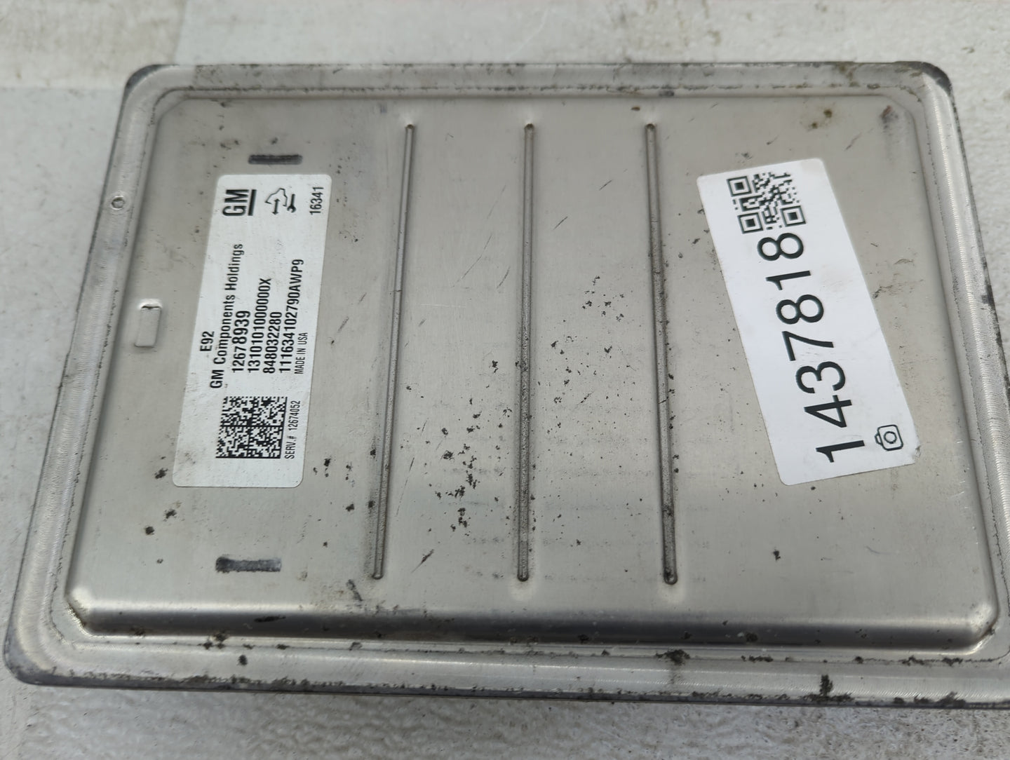 2017 Chevrolet Suburban 1500 PCM Engine Control Computer ECU ECM PCU OEM P/N:12678939 12674052 Fits Fits 2016 2018 OEM Used 